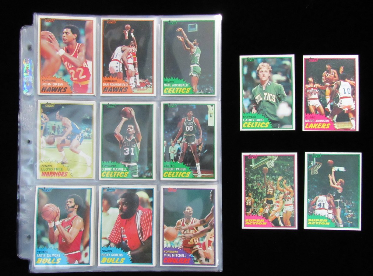 1981-82 Topps Basketball Complete Set (1-198) Larry Bird/Magic Johnson 190162