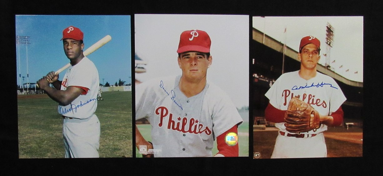 Lot of (17) Autographed Philadelphia Phillies Greats 8x10 Photos 181353
