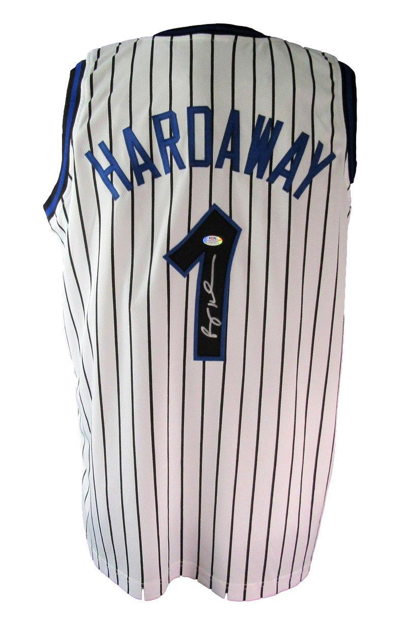 Anfernee Penny Hardaway Autographed White Custom Jersey Orlando Magic PSA/DNA