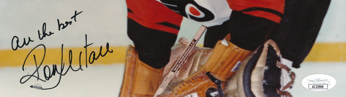 Ron Hextall Signed/Inscribed 8x10 Photo Philadelphia Flyers JSA 191868
