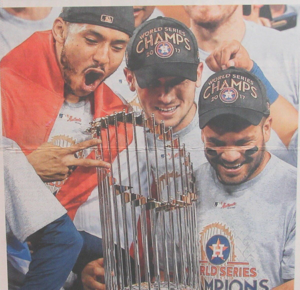 Houston Astros 2016 World Series Champions Chronicle Framed Newspaper 136608