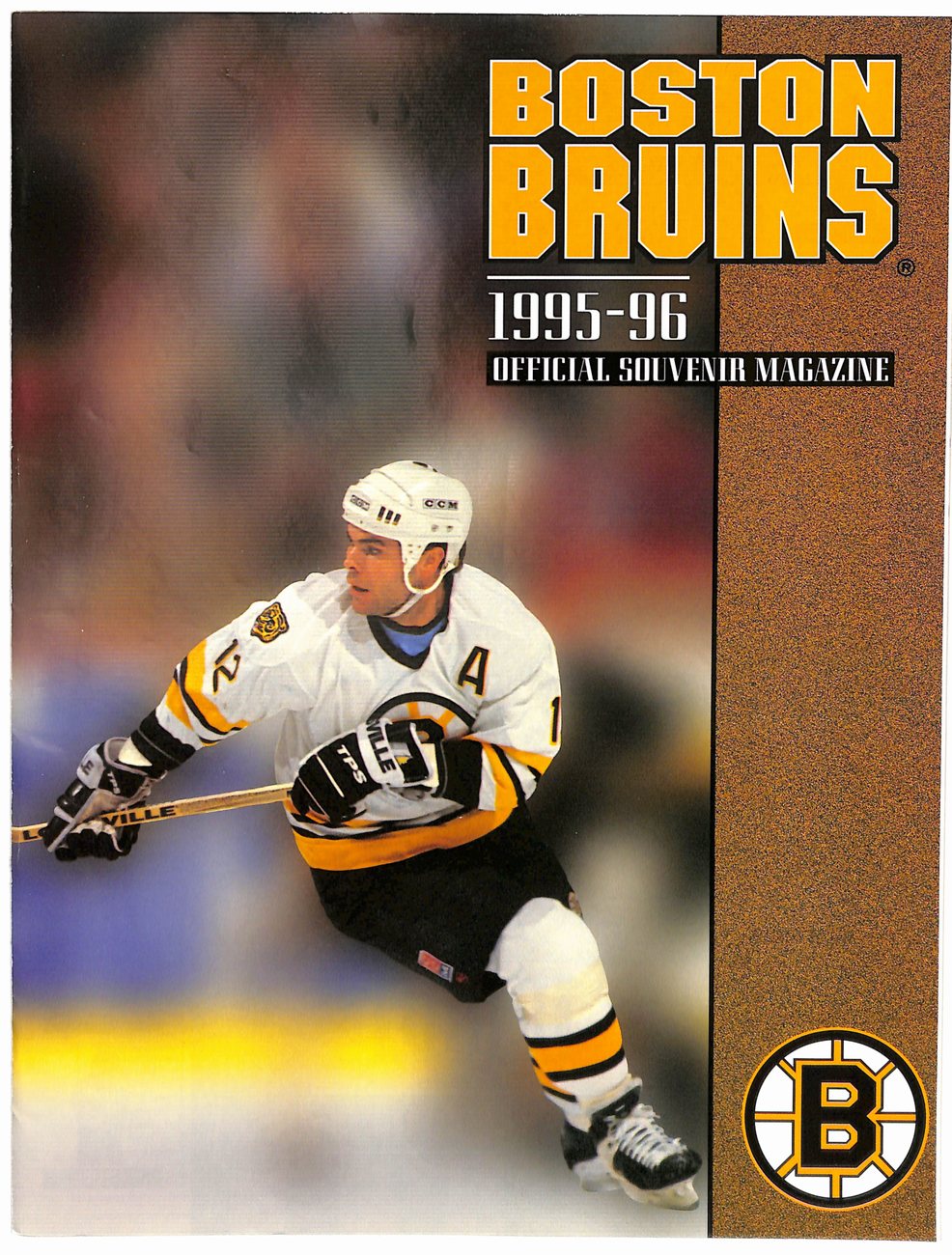 December 23rd 1995 Boston Bruins vs. Lightning Game Program + Ticket Stub 181794