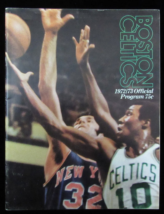 Nov. 4, 1972 Basketball Game Program Boston Celtics vs. KC-Omaha Kings 189170