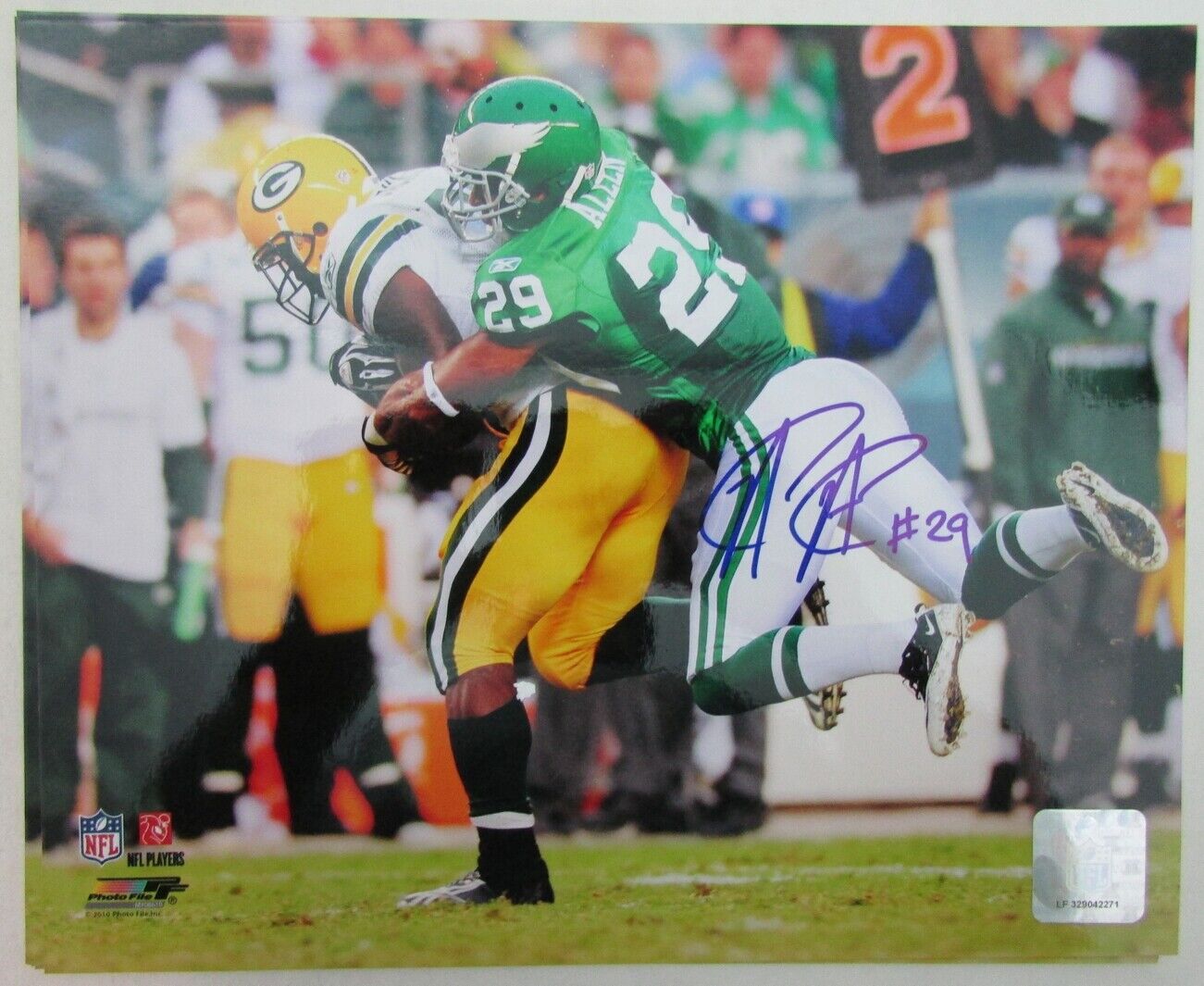 Lot of 7 Nate Allen Philadelphia Eagles Signed 8x10 Photo  NFL Holo 157575
