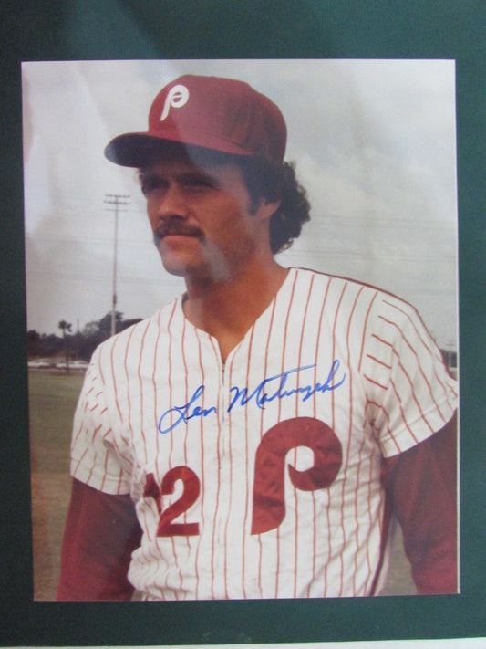 Len Matuszek Philadelphia Phillies Signed/Autographed 8x10 Photo 127553