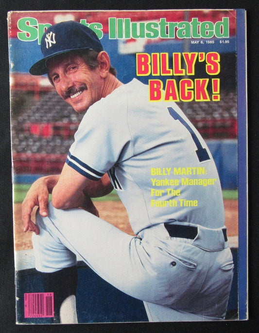 May 6, 1985 Sports Illustrated Magazine NO LABEL Billy Martin NY Yankees 176486