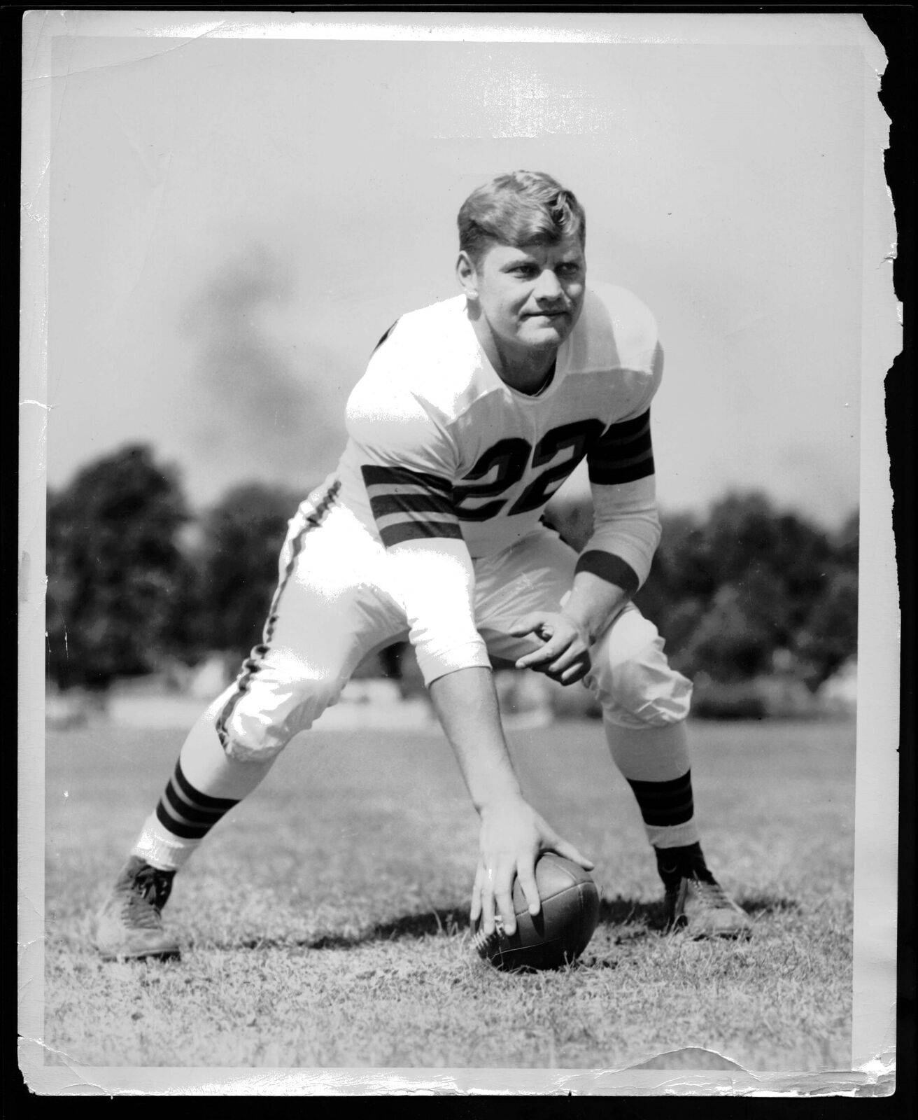 Frank Gatski HOF Browns 1946 Team-issued 8x10 Vintage Original Photo 152342