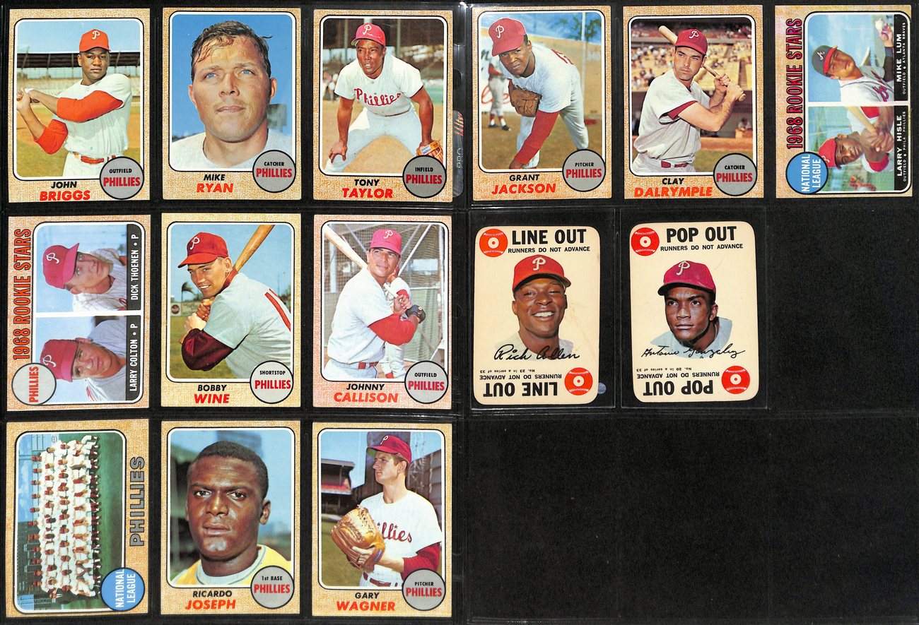 1968 TOPPS Baseball Philadelphia Phillies Team Set 30 Cards Richie Allen 189416