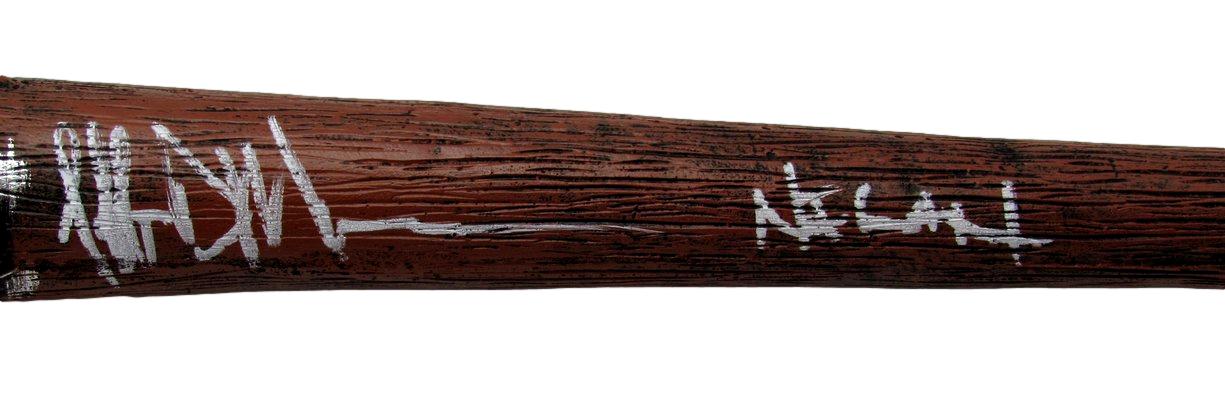 Jeffrey Dean Morgan Negan Autographed Lucille Replica Bat "The Walking Dead" JSA