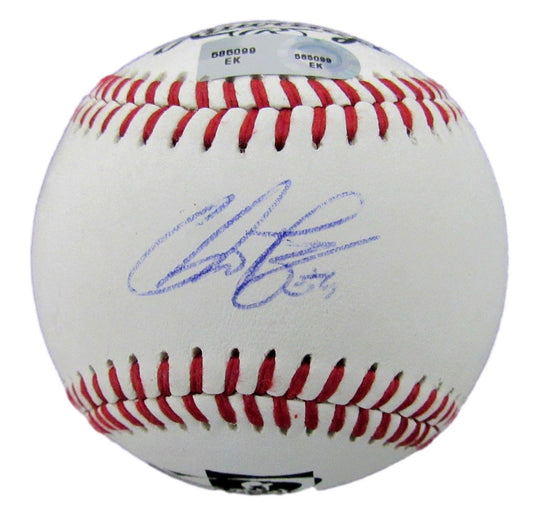 Chris Perez Autographed OML Baseball Cleveland Indians MLB Hologram 179898