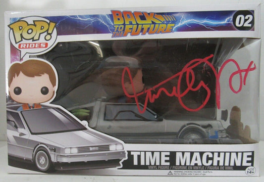 Michael J Fox Signed Back To Future FUNKO POP Delorean #02 Beckett 162928