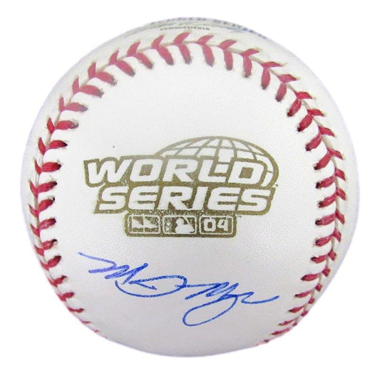Mike Myers Autographed 2004 World Series Baseball Boston Red Sox PSA/DNA 182608