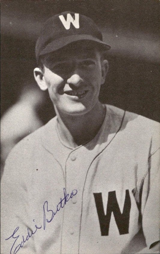 Eddie Butka Senators d. 2005 Signed/Auto 3x5  Photo 178101