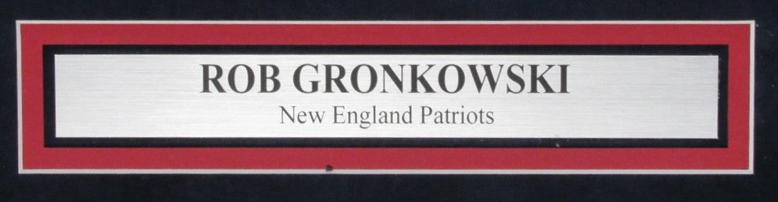 Rob Gronkowski Signed/Autographed 16x20 Photo Patriots Framed PSA/DNA 192645