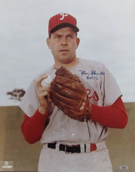 Robin Roberts HOF Signed/Inscr 16x20 Photo Philadelphia Phillies PSA/DNA 192398