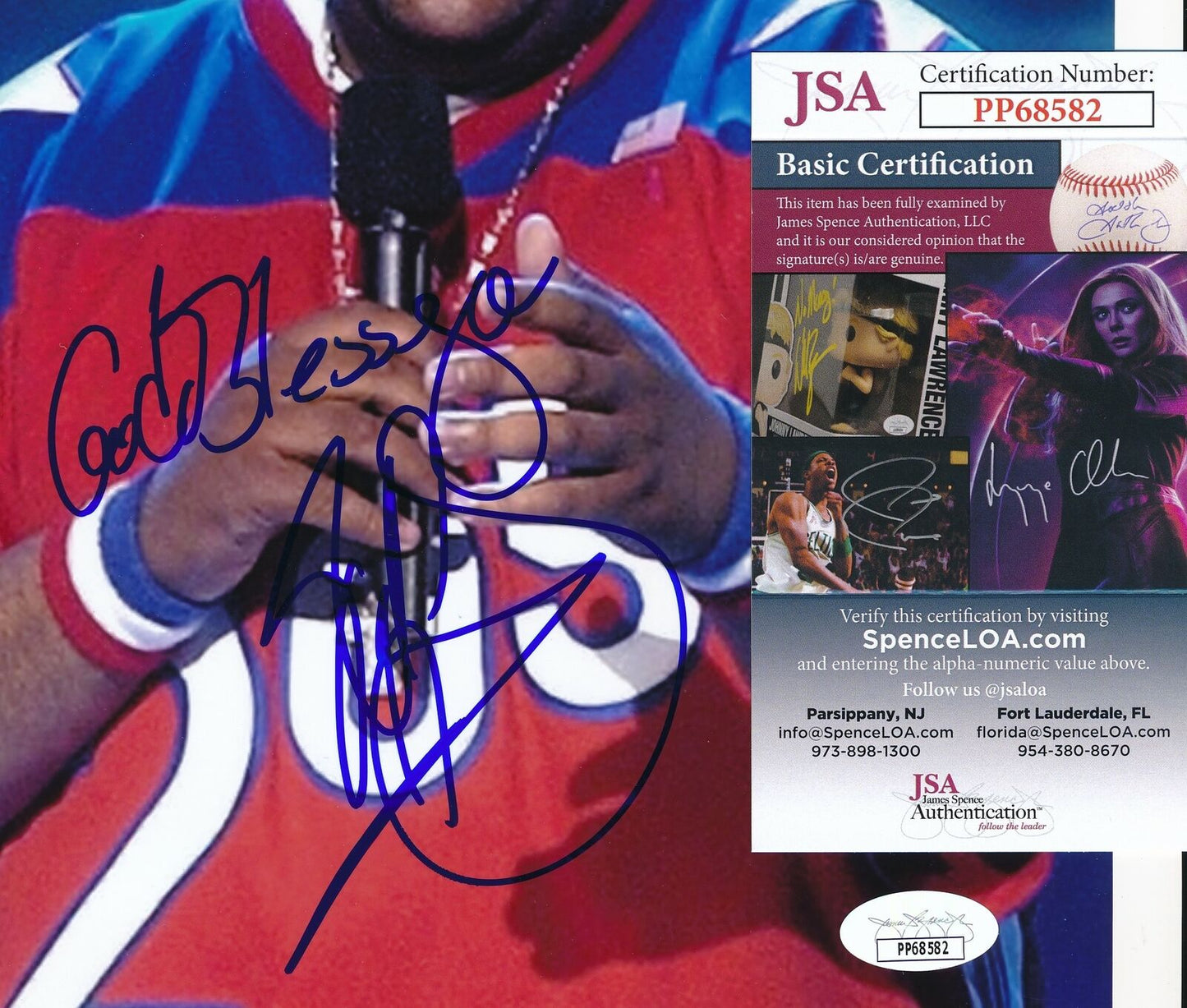 Ruben Studdard Performer Signed/Autographed 8x10 Photo JSA 163221