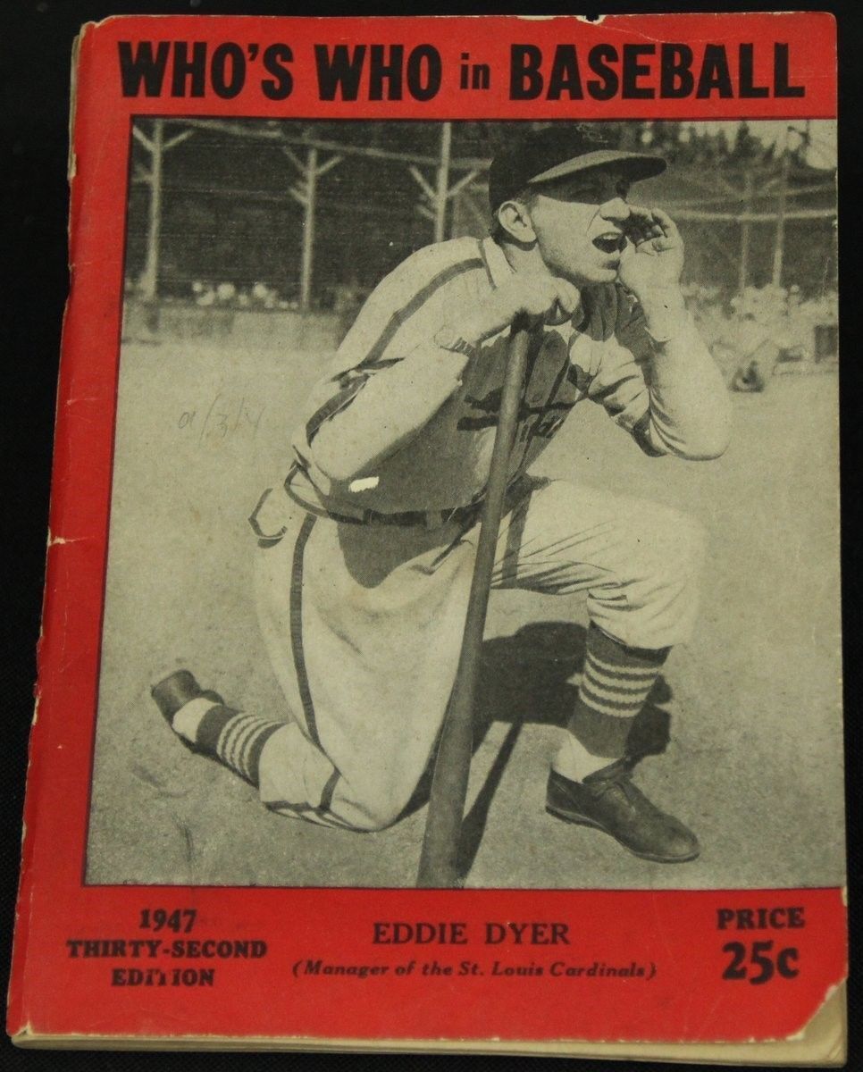 1947 Who's Who in Baseball Eddie Dyer 125833