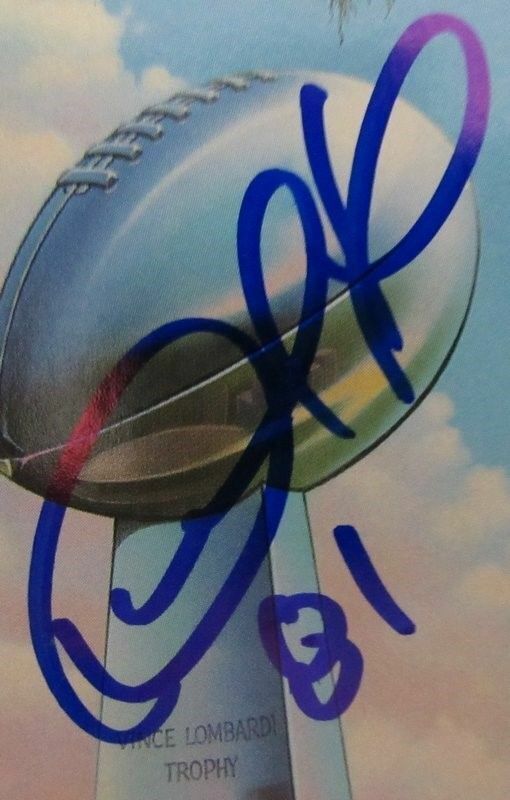 Desmond Howard Signed  Super Bowl XXXI Game Program MVP Packers JSA 129541