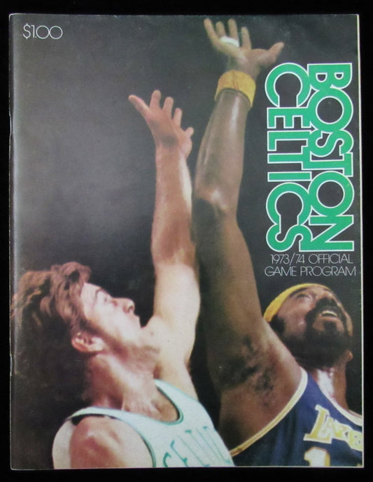 Oct. 12, 1973 Basketball Game Program Boston Celtics vs. Buffalo Braves 189164