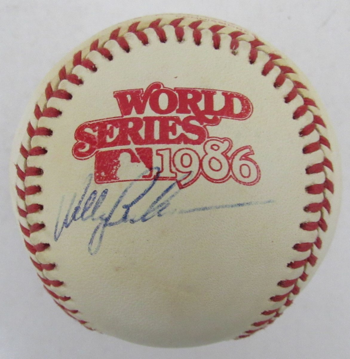 Wally Backman Signed/Autographed 1986 World Series Baseball Mets JSA 192459