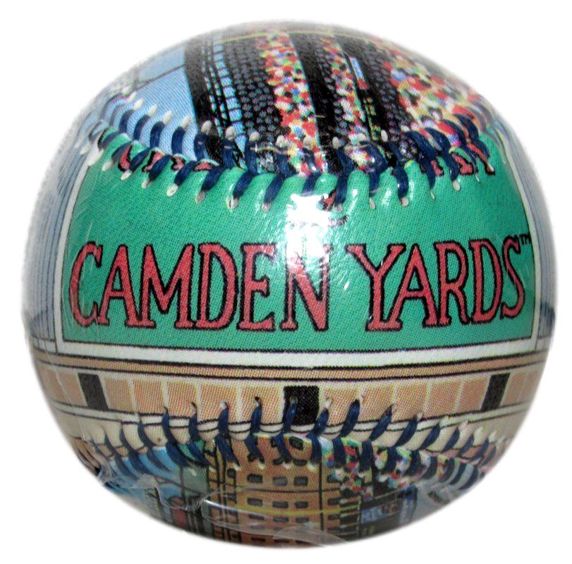 Baltimore Orioles Camden Yards Unforgettaball Artwork Baseball