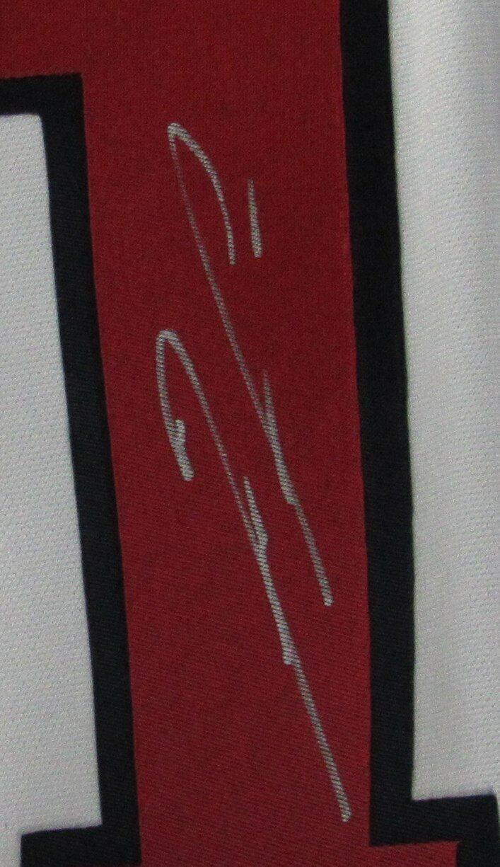 Ronald Acuna Jr. Signed Braves White Custom Baseball Jersey L Beckett 164315