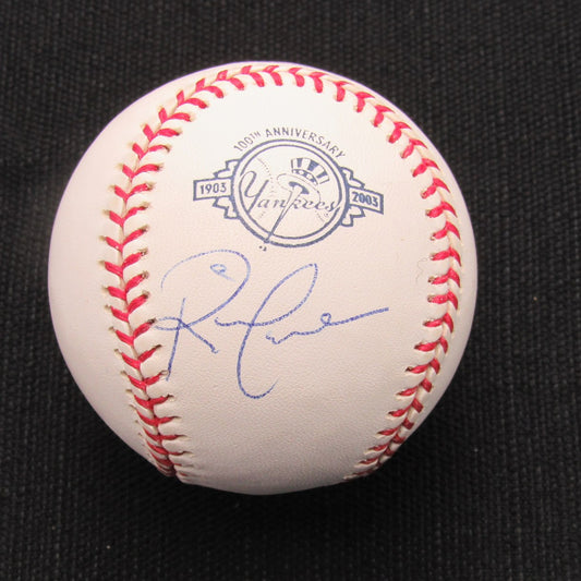 Rick Cerone Signed/Auto Yankees 100th OML Baseball JSA 186953