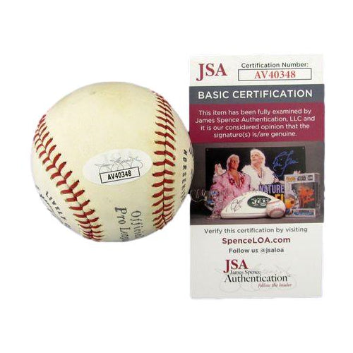 Duane Josephson Signed/Inscr Pro League Baseball Chicago White Sox JSA 188484