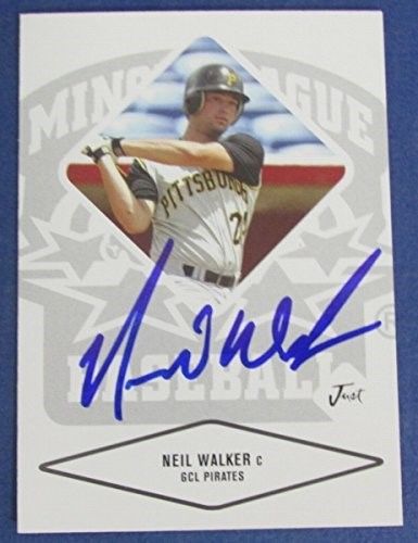 Neil Walker Pirates Signed 2004 Just Minors Justifiable Baseball Card #87