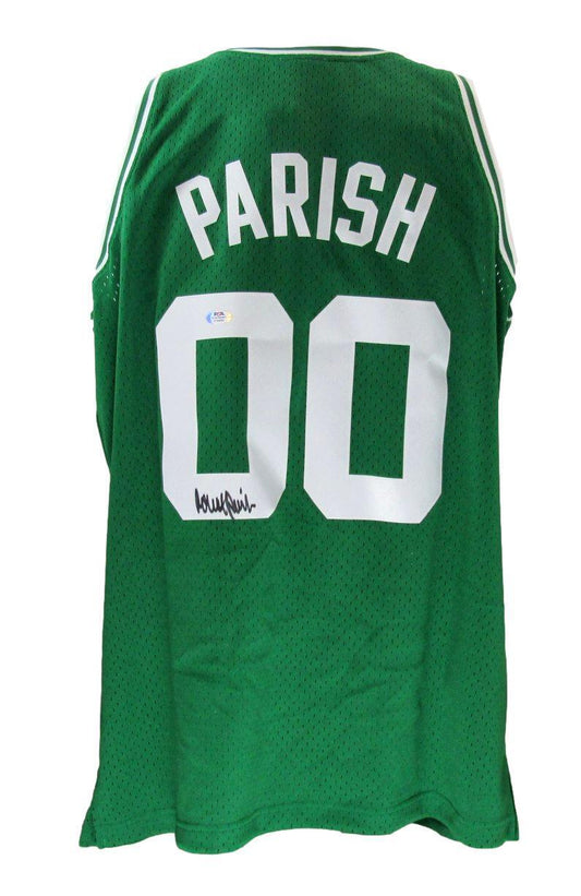 Robert Parish HOF Autographed Mitchell & Ness Jersey Celtics PSA/DNA 177076