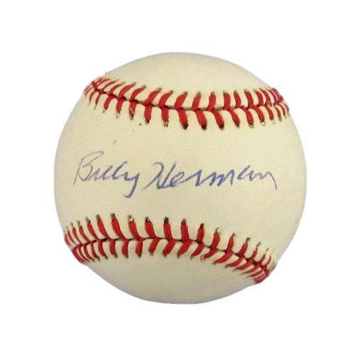 Billy Herman Signed/Autographed ONL Baseball Chicago Cubs JSA 188474