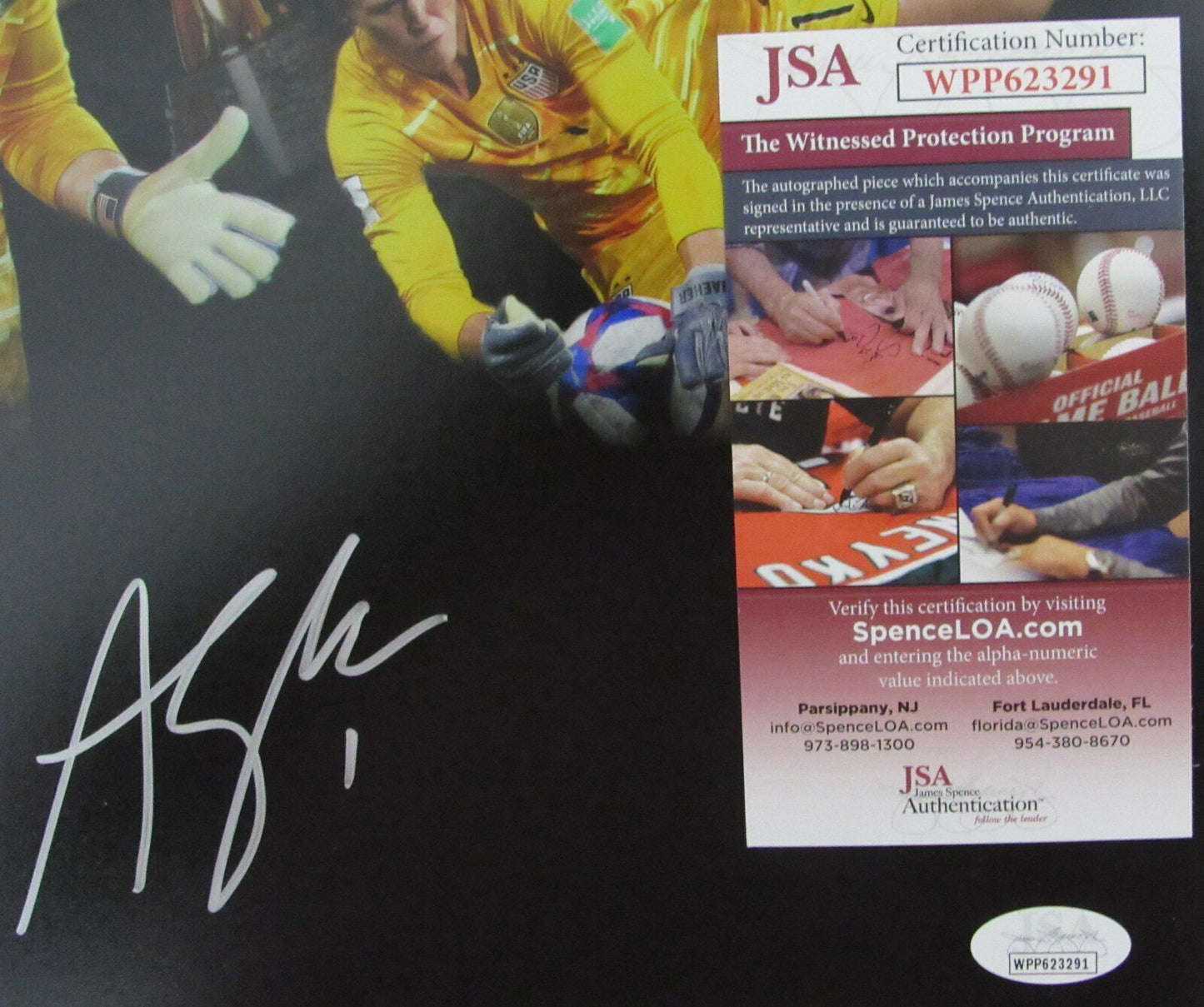 Alyssa Naeher USA Women's Soccer Team Signed 11x14 Photo Montage JSA 146058