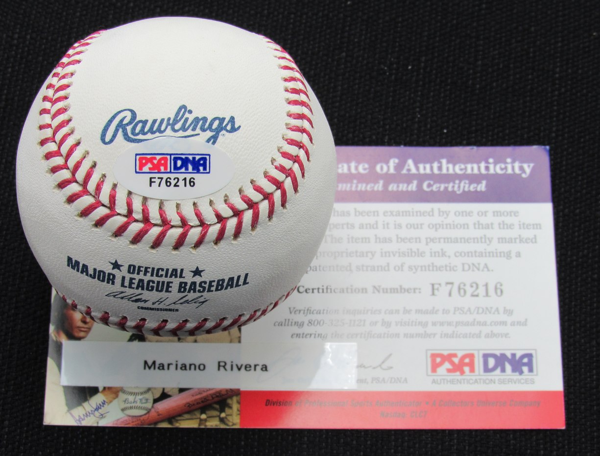 Mariano Rivera Signed/Auto Yankees 100th OML Baseball PSA/DNA 187003