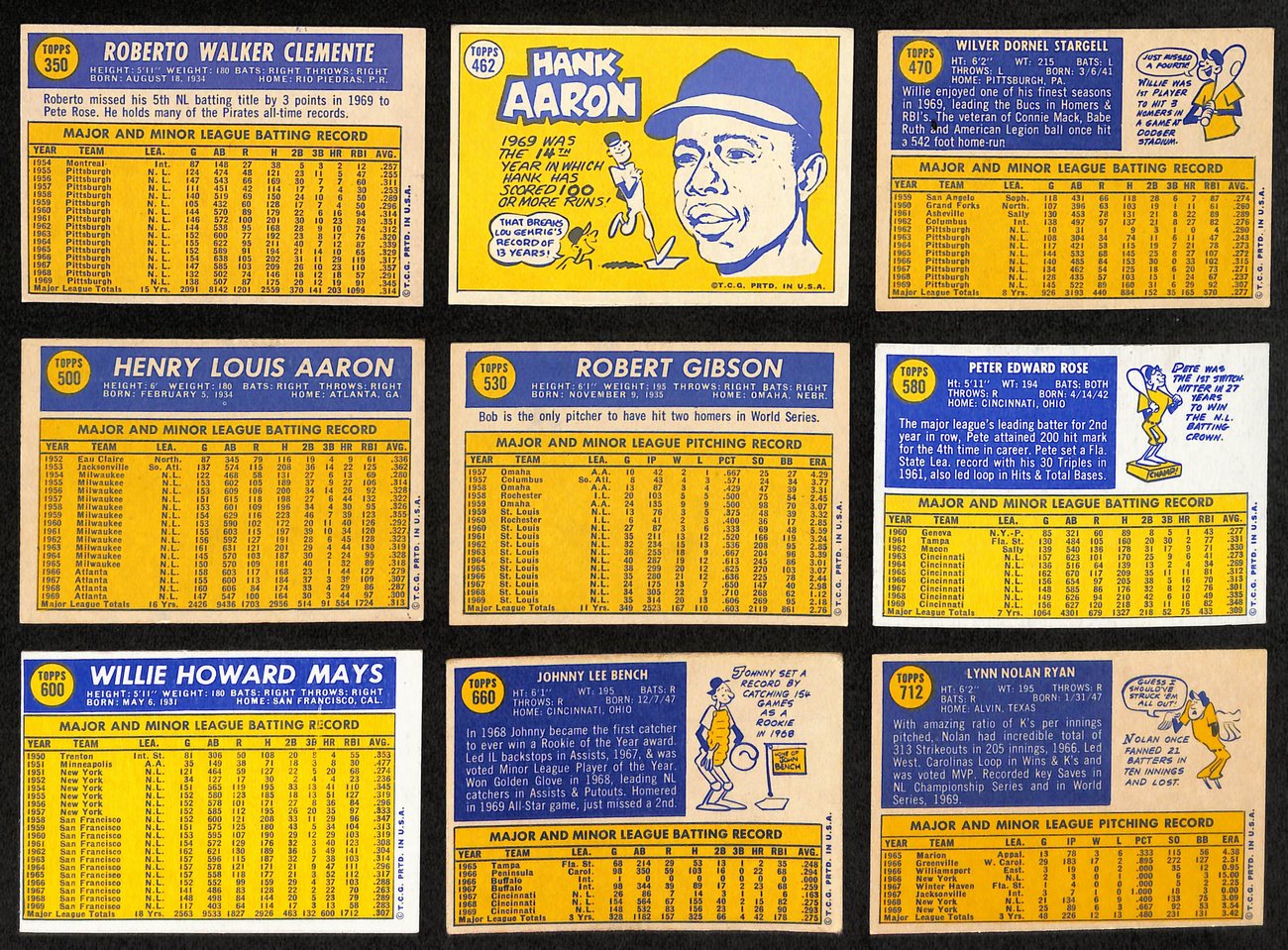 1970 Topps Baseball Card Complete Set (1-720) Seaver Munson Clemente Ryan 189641