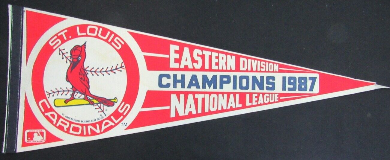 St. Loius Cardinals 1987 Eastern Champions Full Size 12"X30" Pennant 157948