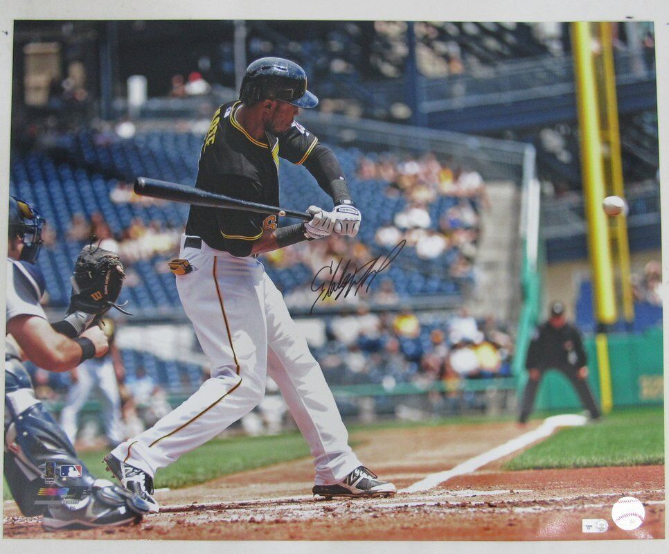 Starling Marte Pittsburgh Pirates Signed 16x20 Photo MLB HOLO 131578