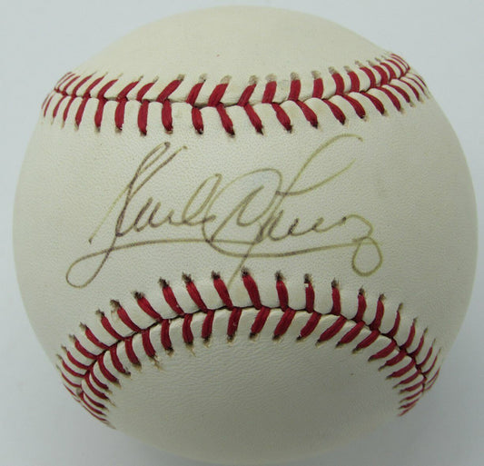 Sandy Alomar Jr. Cleveland Indians Signed/Autographed OAL Baseball 163027