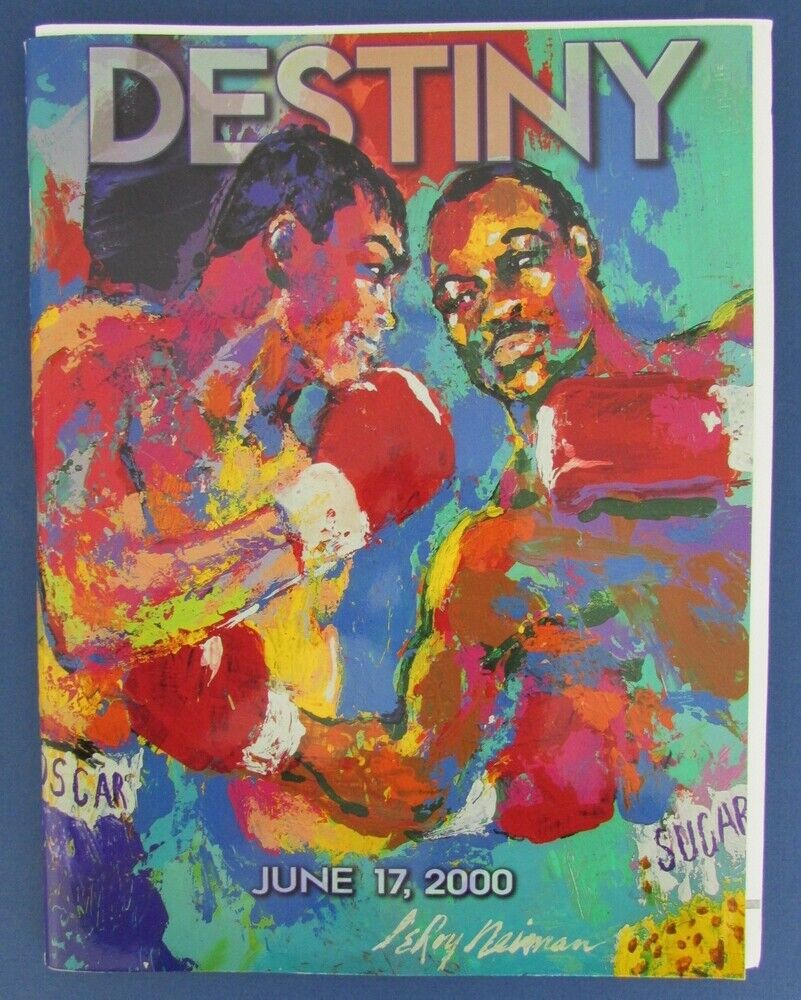 Oscar DeLaHoya vs Shane Mosely First Fight Program June 17th,2000  121974