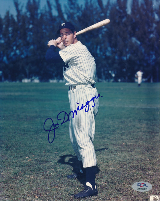 Joe DiMaggio HOF Signed/Autographed 8x10 Photo New York Yankees PSA/DNA 191865