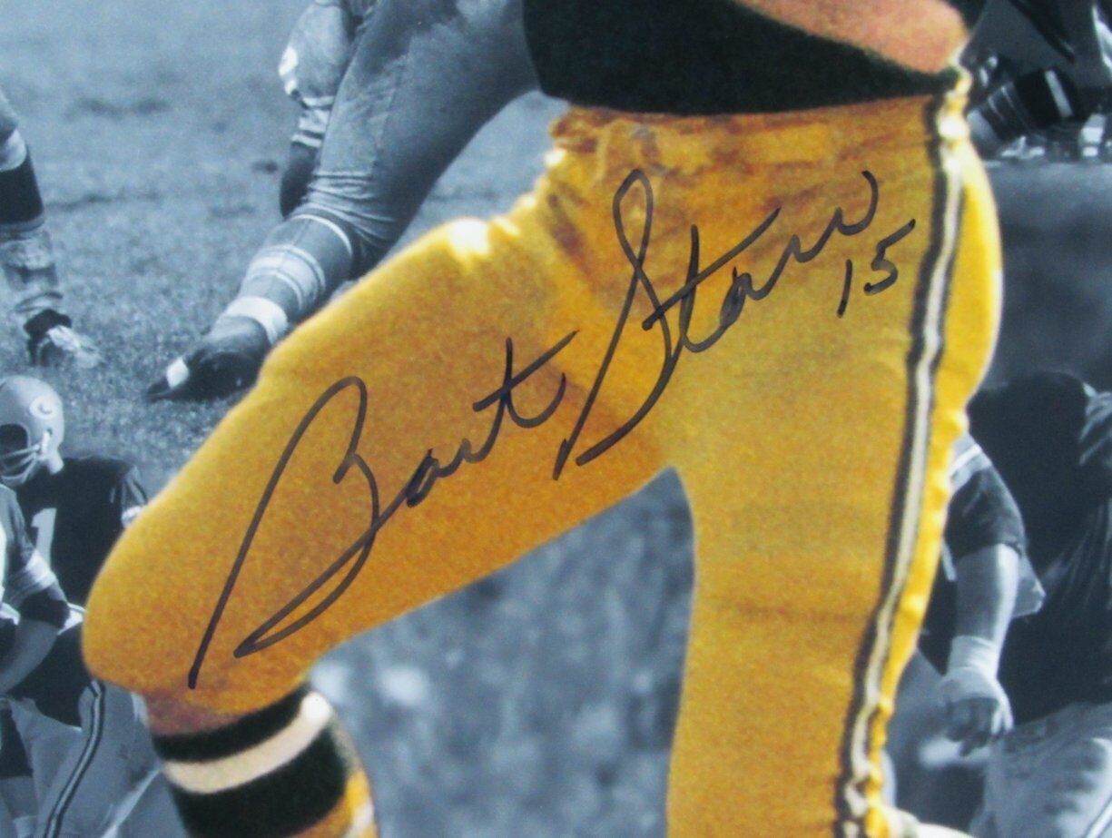 Bart Starr HOF Green Bay Packers Signed/Auto 16x20 Photo Framed TriStar 161831