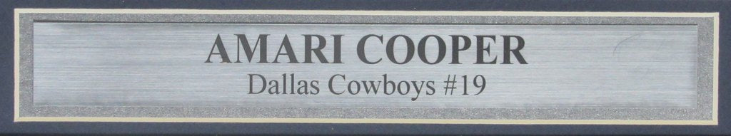 Amari Cooper Cowboys Signed/Autographed 8x10 Photo Framed JSA 141609