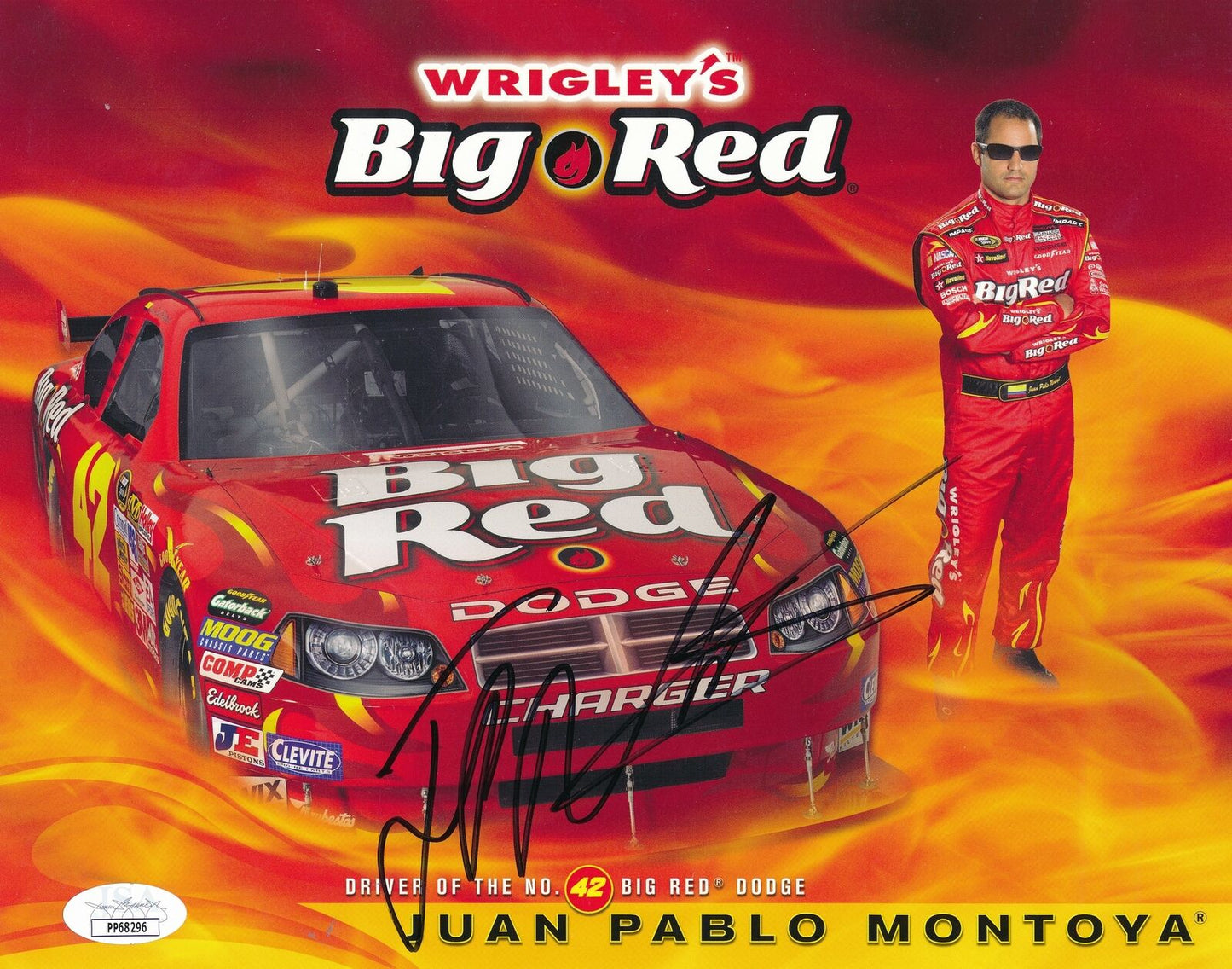 Juan Pablo Montoya NASCAR Champ Signed/Autographed 8x10 Photo JSA 163768