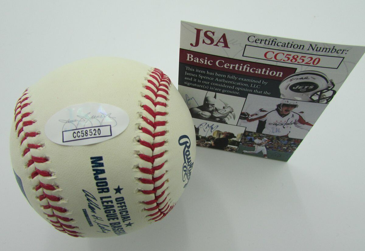 Choo Choo Coleman Mets Signed/Autographed OML Baseball JSA 141225