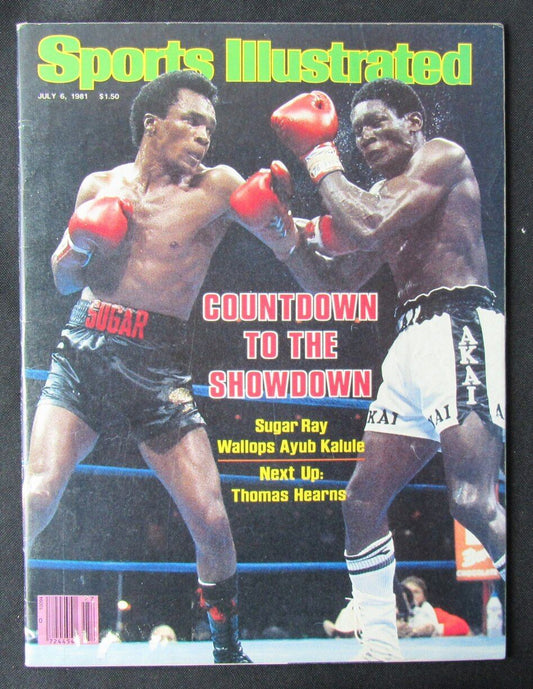 July 6, 1981 Sports Illustrated Magazine NO LABEL Sugar Ray Leonard 176491