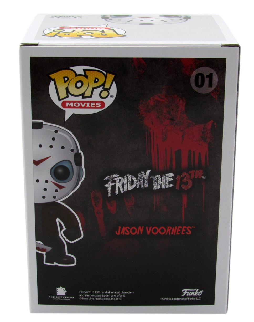 Ari Lehman Signed/Insc Funko Pop! #01 "Friday the 13th" Signed in Red JSA 190708