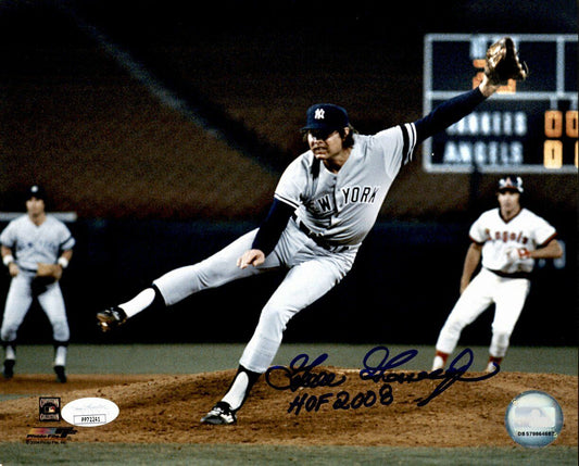 Goose Gossage HOF New York Yankess Signed/Inscribed  8x10 Photo JSA 161857