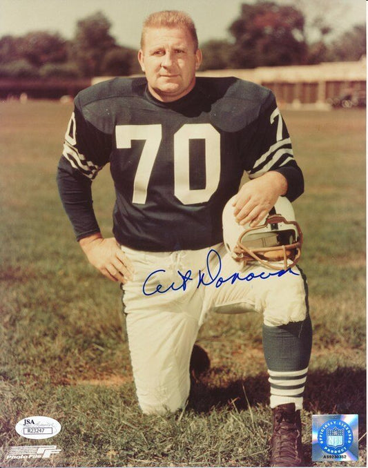 Art Donovan Colts Signed/Autographed 8x10 Photo JSA 140830