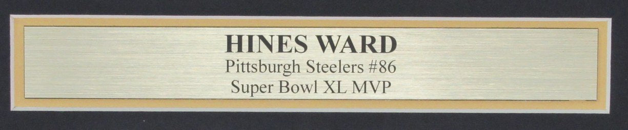 Hines Ward Signed/Autographed 11x14 Photo Pittsburgh Steelers Framed JSA 192371