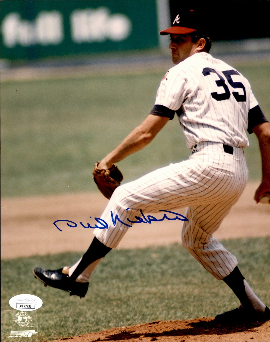 Phil Niekro HOF Signed/Autographed 8x10 Photo California Angels JSA 191192