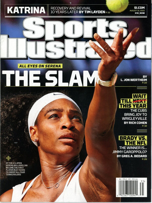 August 31, 2015 Serena Williams Sports Illustrated Magazine NO LABEL 181998